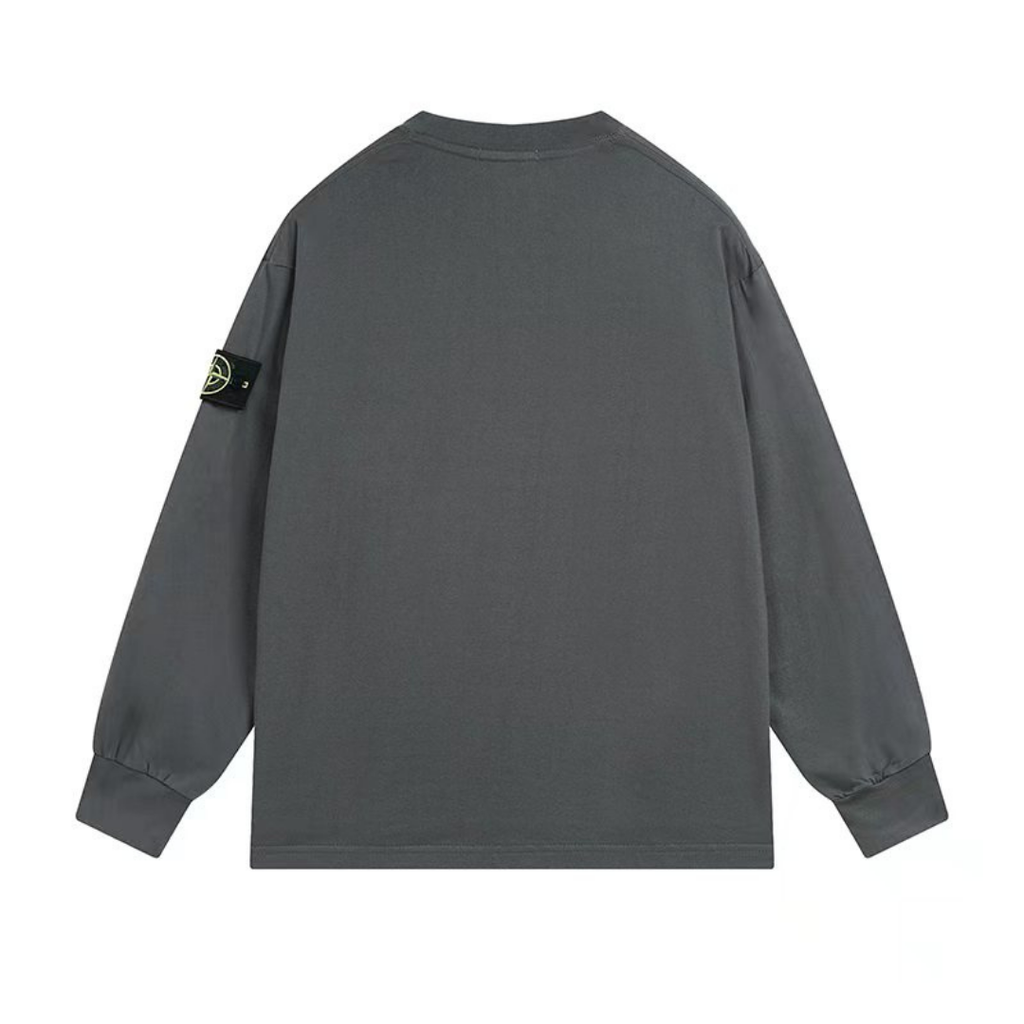Sweatshirt mit Stein-Monogramm