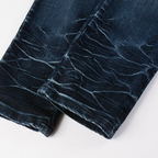 Amr Black Staggered Logo Patch Jeans