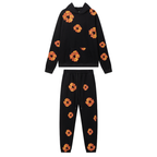 Jeanshose Schwarz Orange Trainingsanzug