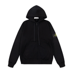 Stone Monogram Zip Hoodie