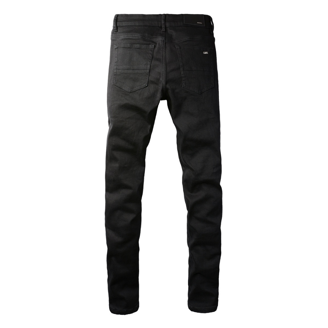 Amr Ripped Black Jeans
