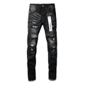 Purple Gradient Black Jeans