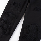 Amr Ripped Black Jeans