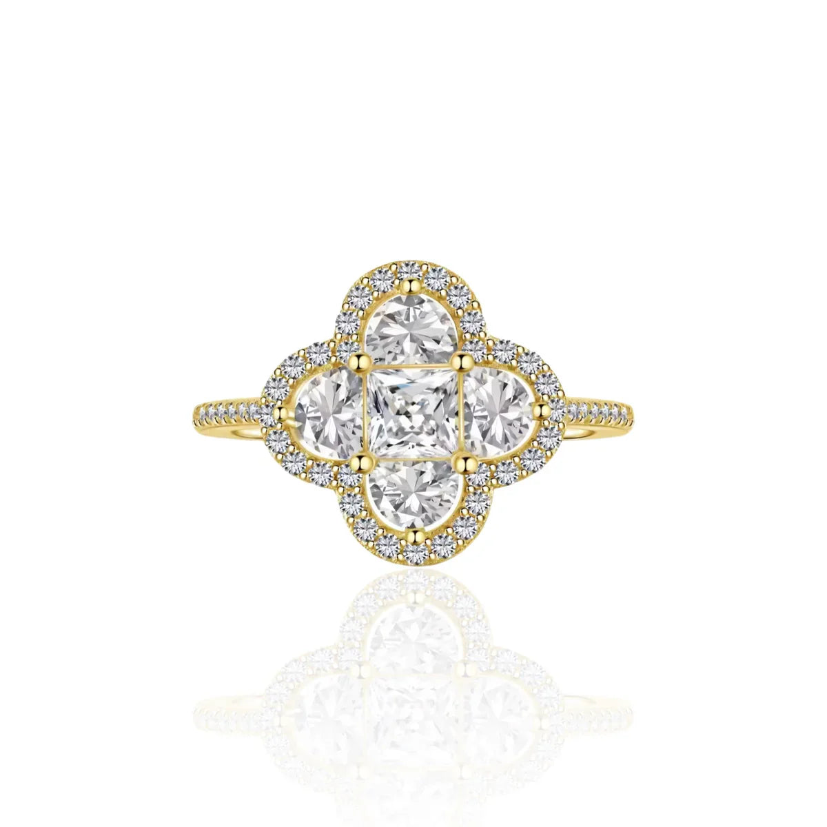 CLOVER RING | 925 STERLING SILVER