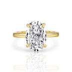 OVAL DIAMOND RING | 925 STERLING SILVER