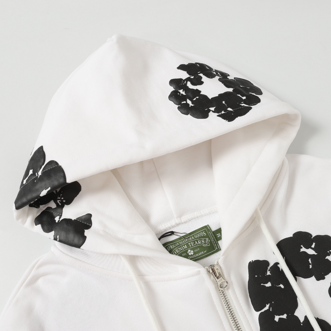 Denim Trs Zip Hoodie