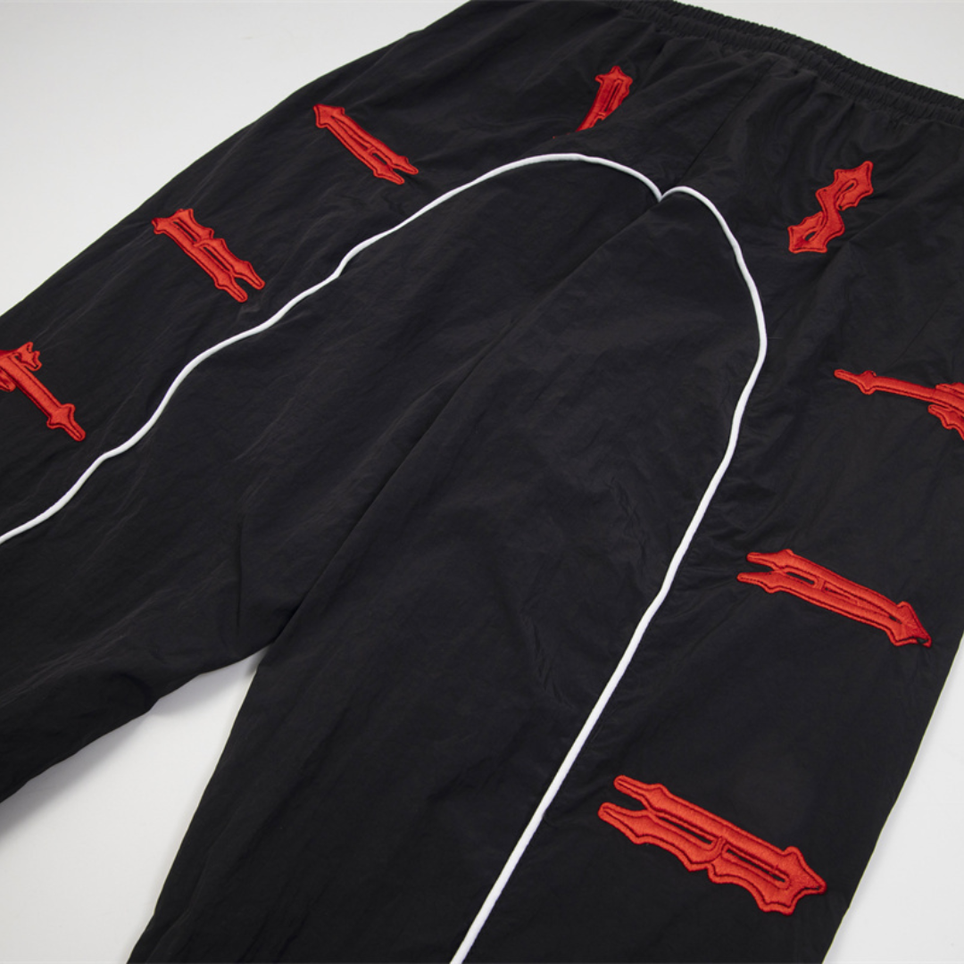 T-Shellsuit Schwarzer Trainingsanzug