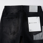Purple Gradient Black Jeans