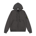 Stone Monogram Zip Hoodie