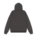 Stone Monogram Zip Hoodie