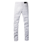 Amr White Ripped Jeans