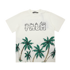 T-Shirt Palmen und Totenköpfe