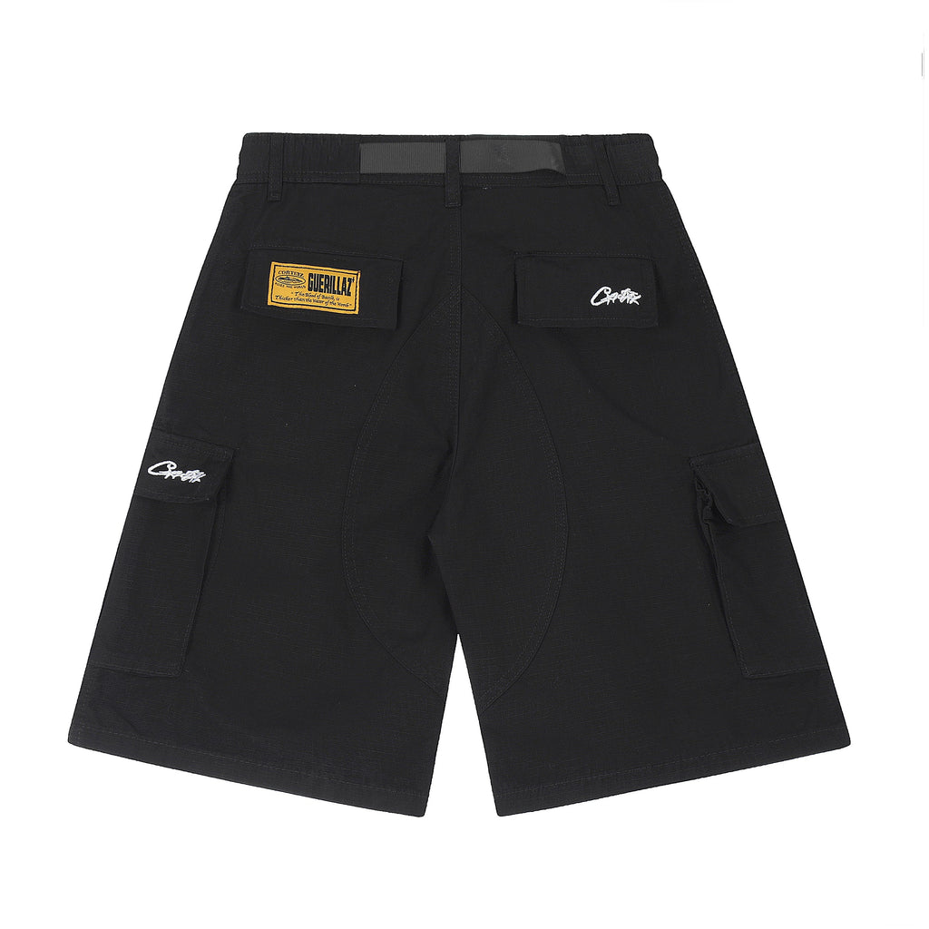 Alcatraz Cargo Shorts Schwarz