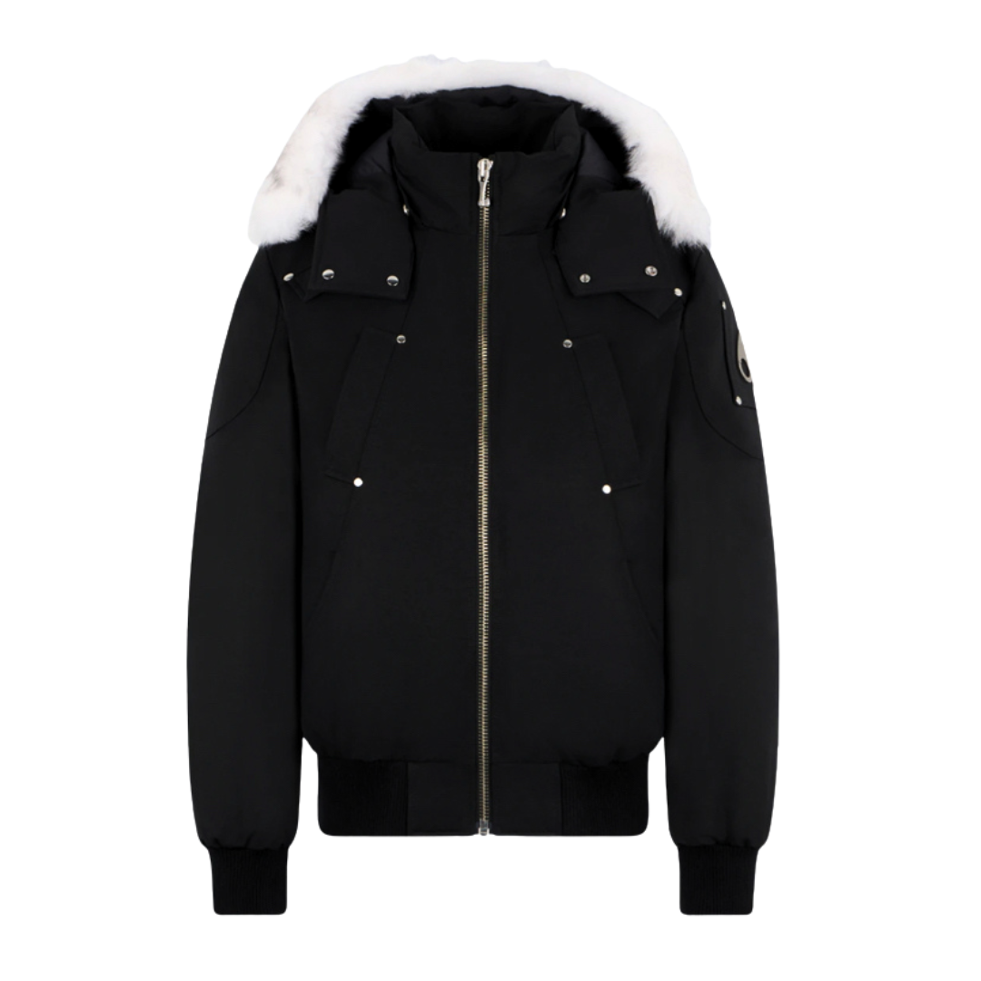 Moose schwarze Bomberjacke