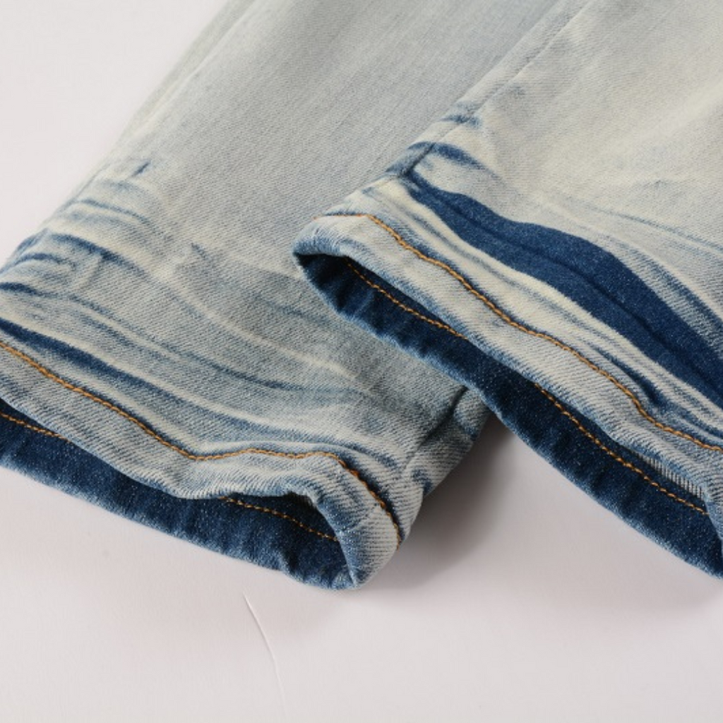 Amr Blue Used-Jeans