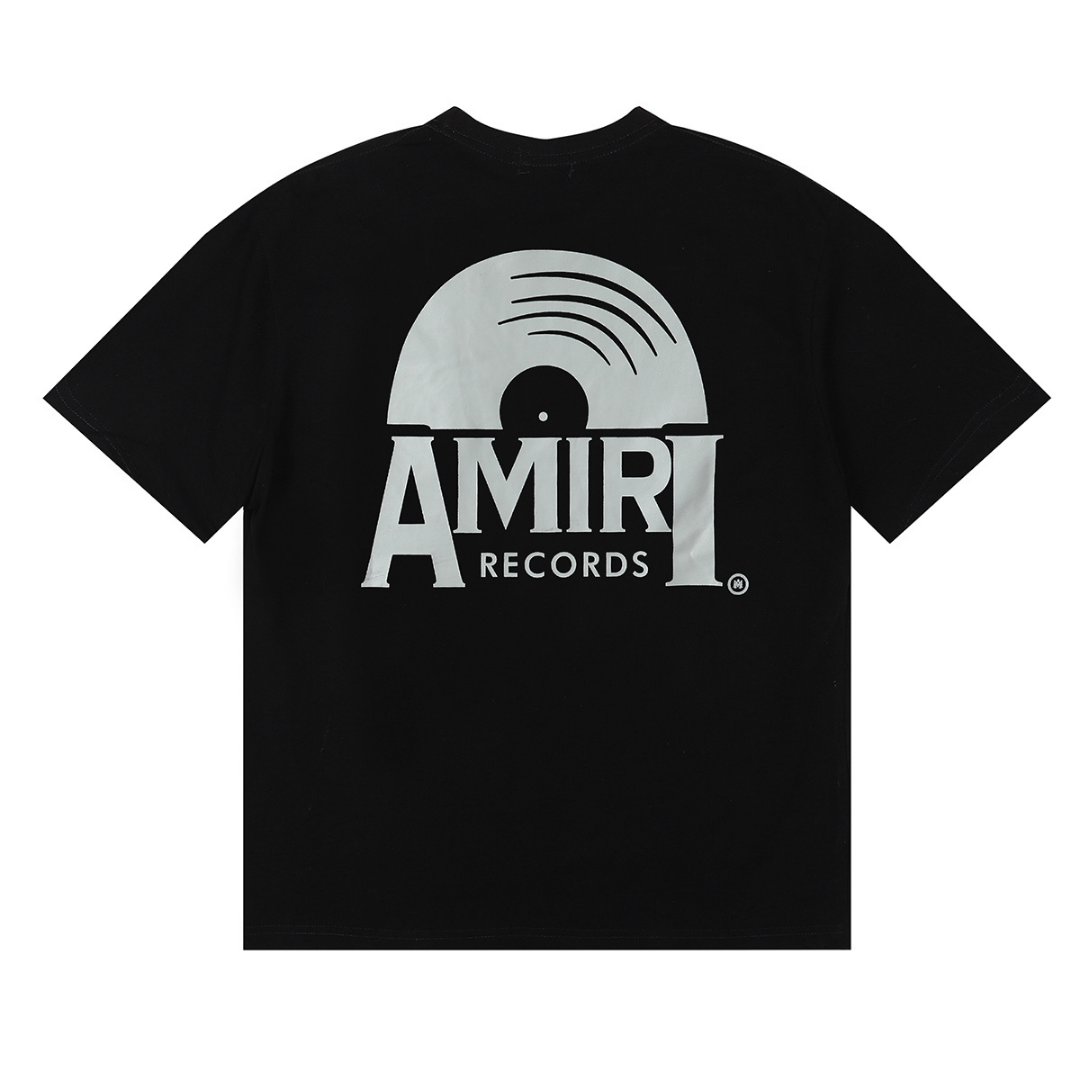 Amr Monogramm-T-Shirt „Records“