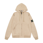 Stone Monogram Zip Hoodie