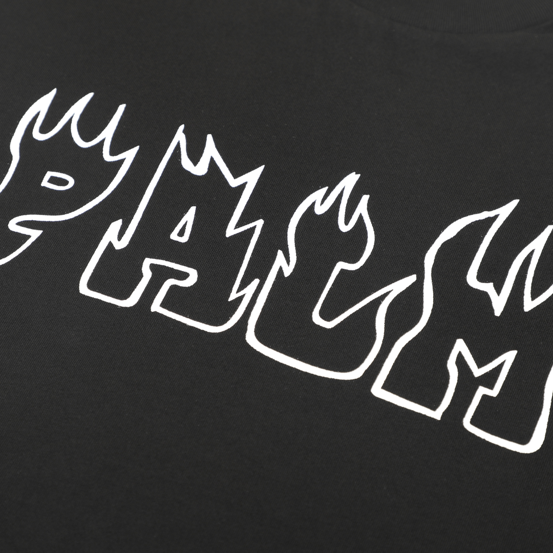 T-Shirt Palmen und Totenköpfe