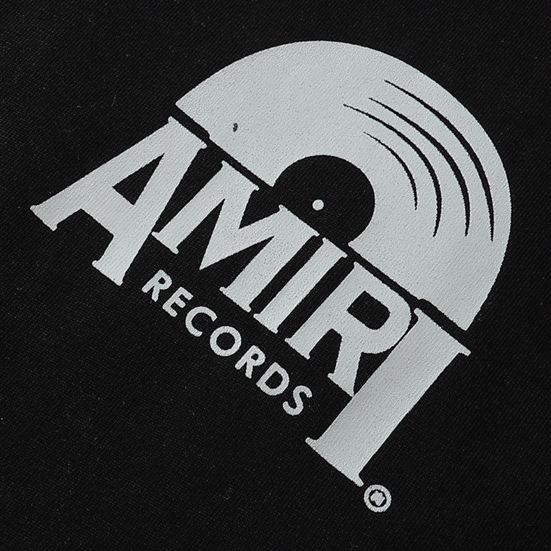 Amr Monogramm-T-Shirt „Records“