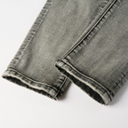 Purple Grey Ripped Jeans