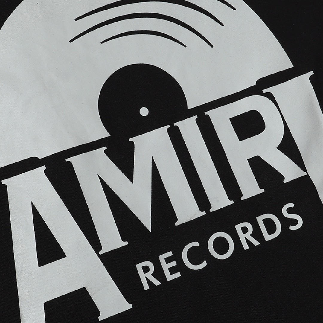 Amr Monogramm-T-Shirt „Records“