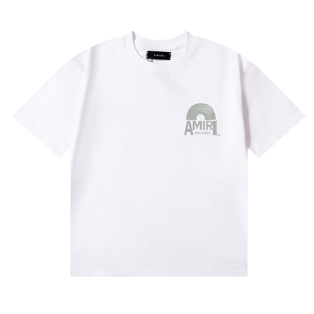 Amr Monogramm-T-Shirt „Records“