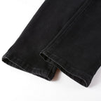 Amr Schwarze Jeans mit Rissen