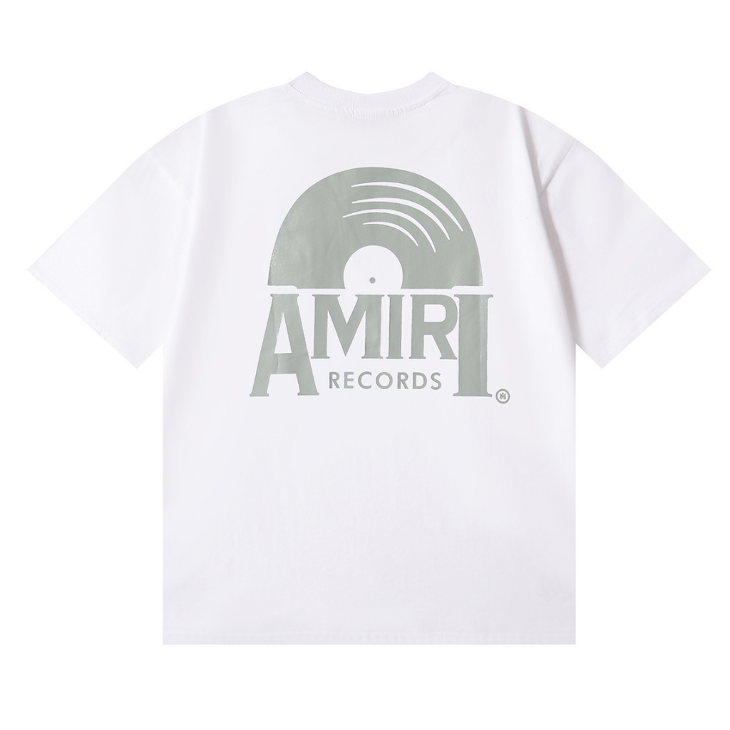 Amr Monogramm-T-Shirt „Records“