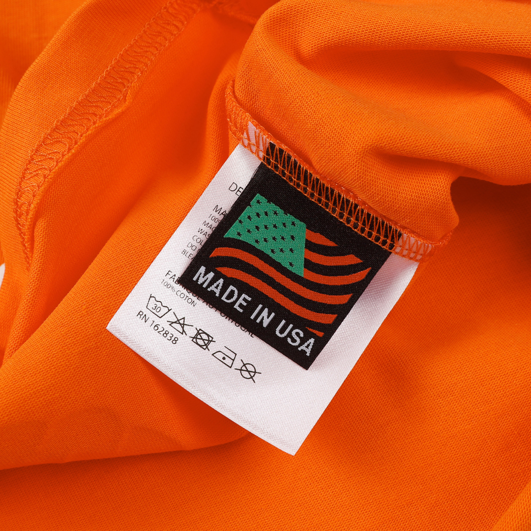 Denim Trägerhose Orange Short-Set