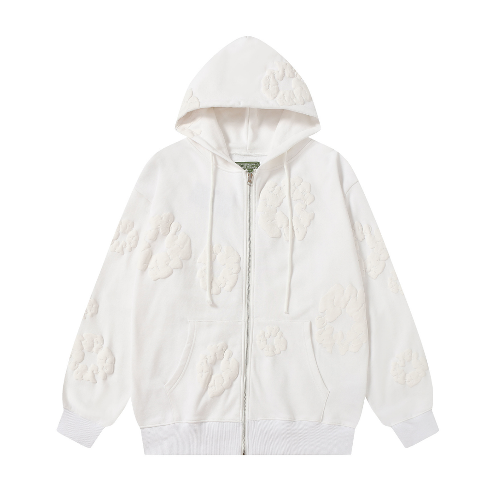Denim Trs Zip Hoodie