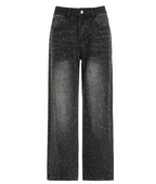 Glitzer-Denim-Hose