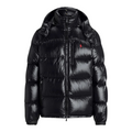 Schwarz glänzende Jacke