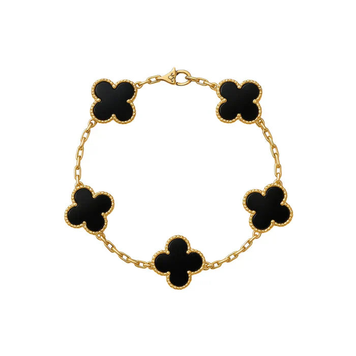 'Cleef' Clover Bracelet - Mulitcolour