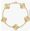 Blumenarmband Gold
