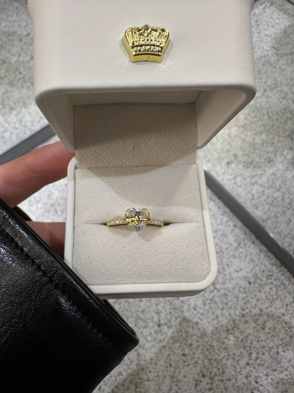 Heart Bow Ring