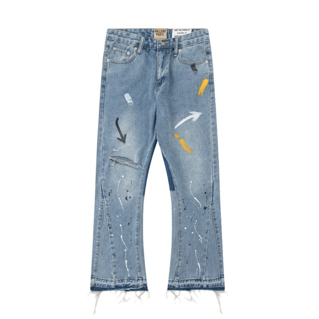 Galerie-Abteilung Schlagjeans