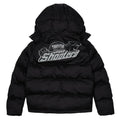 Shooters Kapuzen-Pufferjacke Schwarz Reflektierend