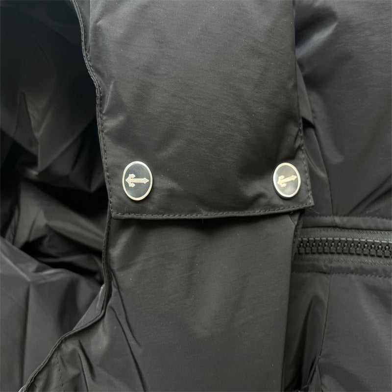 Schwarze abnehmbare Irongate Jacke