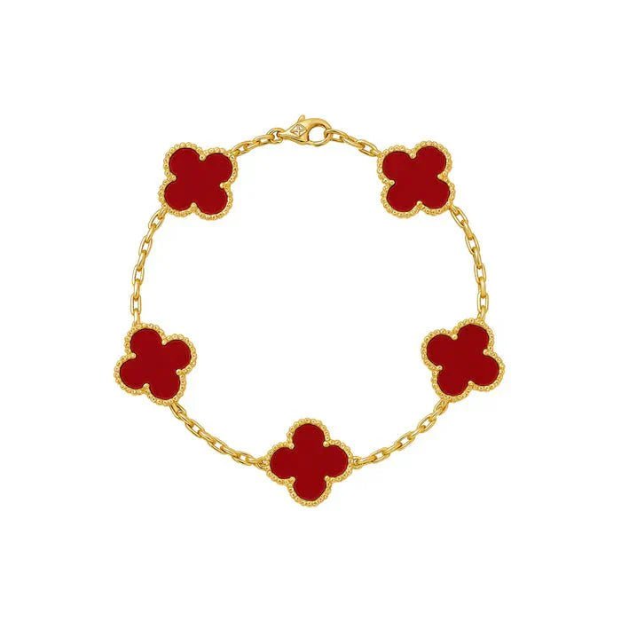 'Cleef' Clover Bracelet - Mulitcolour - UNCCENSORED