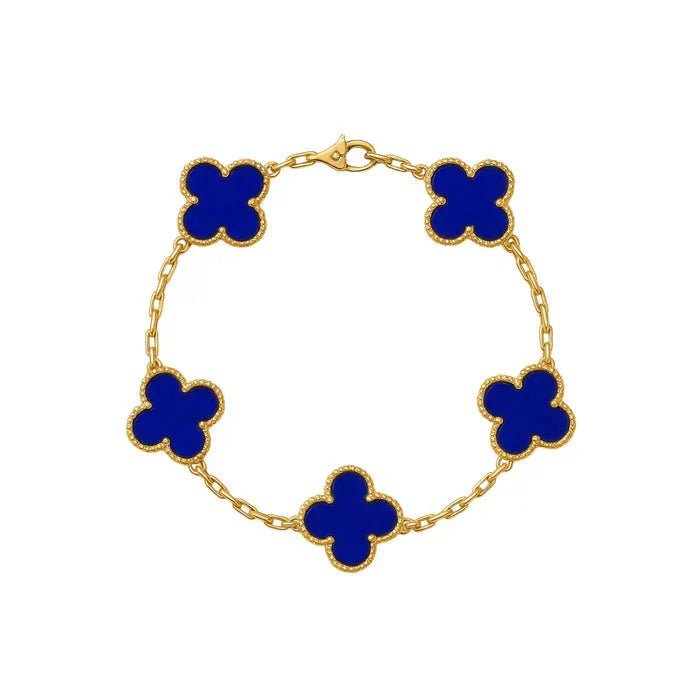 'Cleef' Clover Bracelet - Mulitcolour - UNCCENSORED