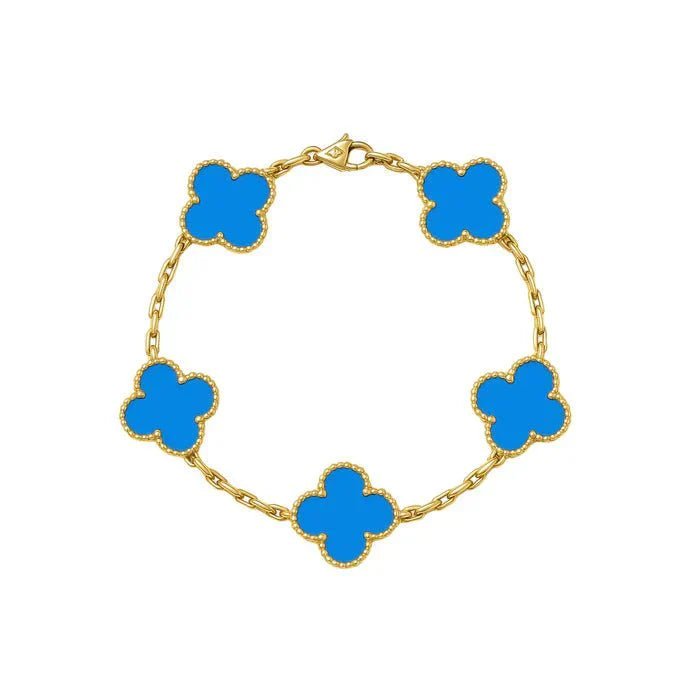 'Cleef' Clover Bracelet - Mulitcolour - UNCCENSORED