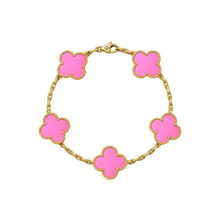 'Cleef' Clover Bracelet - Mulitcolour - UNCCENSORED