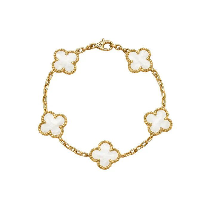 'Cleef' Clover Bracelet - Mulitcolour - UNCCENSORED