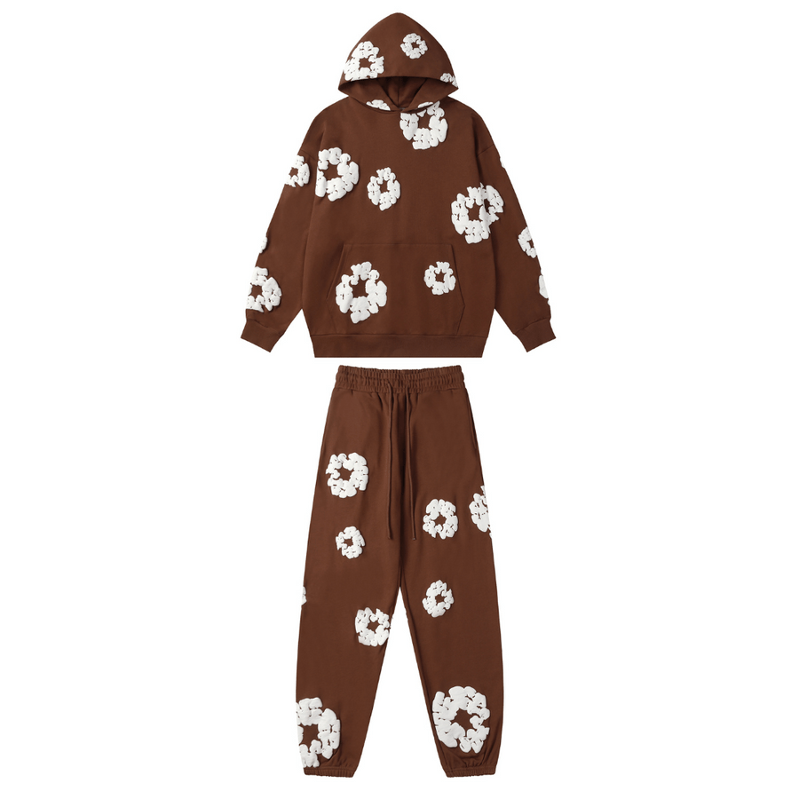 Denim Trs Brown Tracksuit - UNCENSORED™