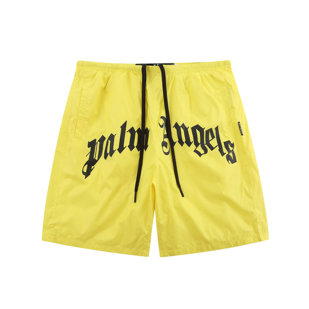 Palm Angels Gelbe Badeshorts