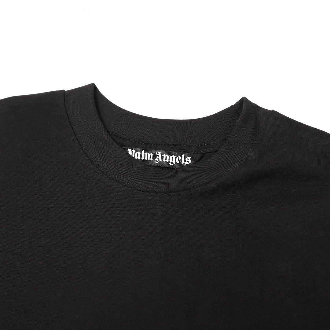 Hai-T-Shirt mit Palmenmuster