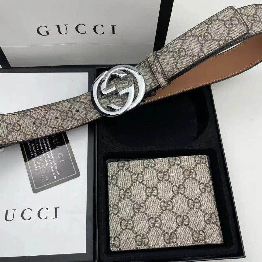 'GG' Gürtel und Portmonee Set - UNCCENSORED