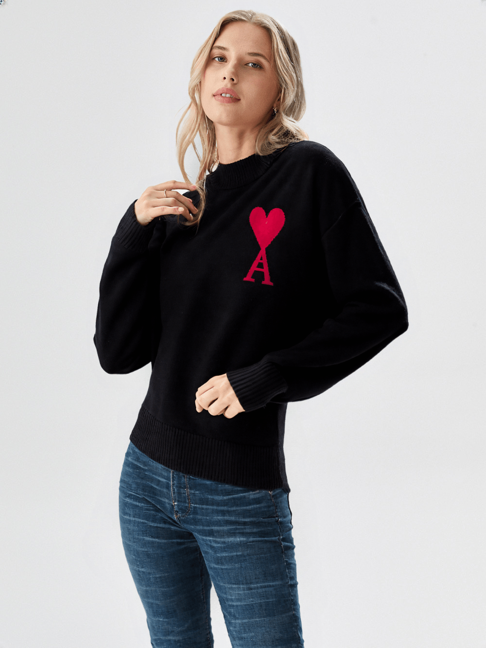 HEART SWEATER - UNCCENSORED