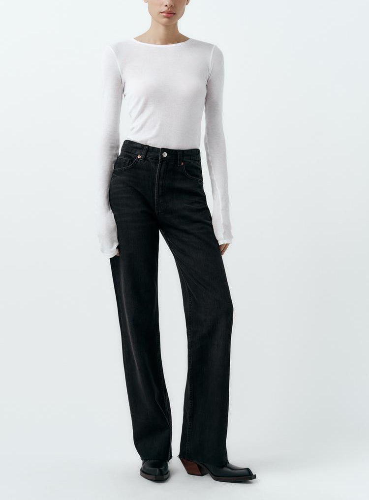 High Waist Wide Leg Jeans - UNCCENSORED