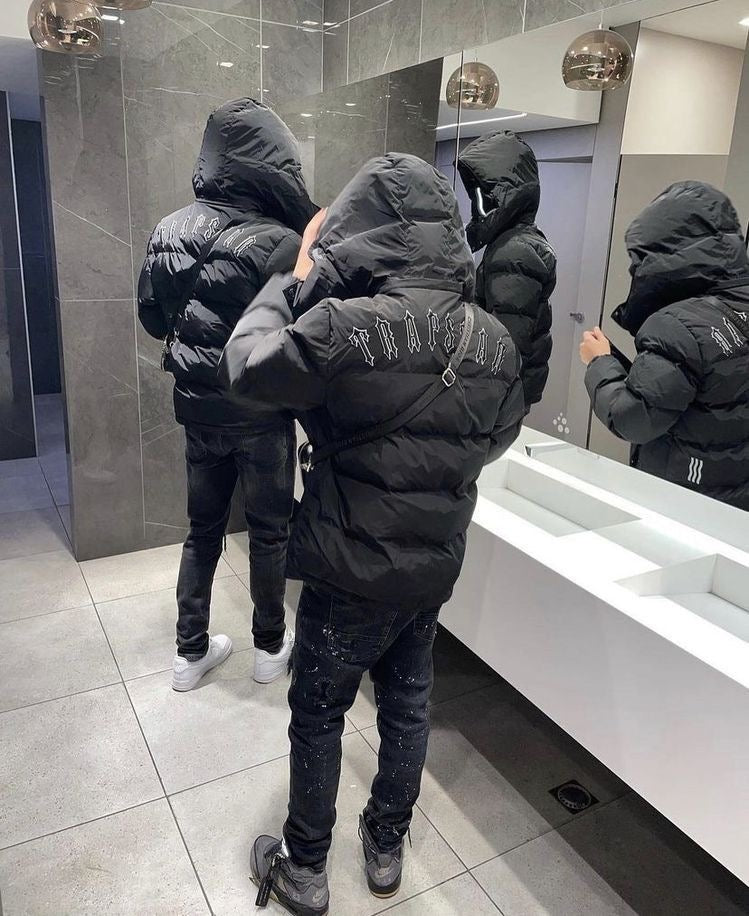 Schwarze abnehmbare Irongate Jacke